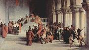 Francesco Hayez Release of Vittor Pisani from the dungeon Sweden oil painting artist